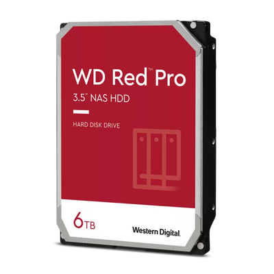3.5" HDD 6.0TB -SATA-256MB Western Digital "Red Pro (WD6003FFBX)", NAS, CMR 205596 фото