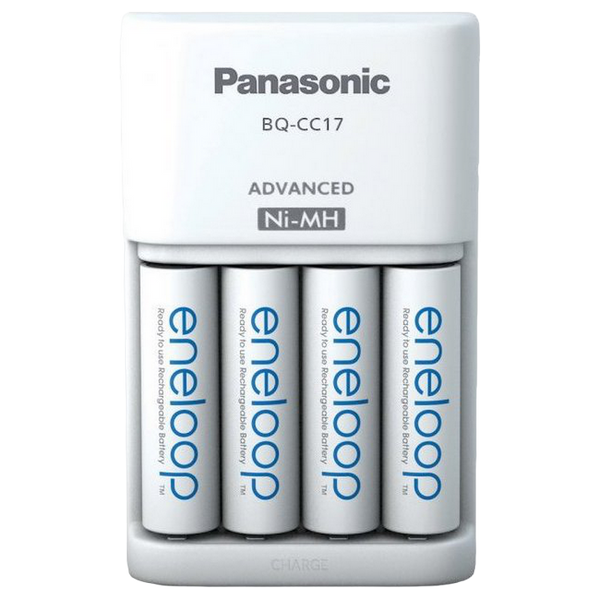 Panasonic "Advanced" Charger 4-pos AA/AAA + 4 AA 2000mAh, K-KJ17MCD40E 202439 фото