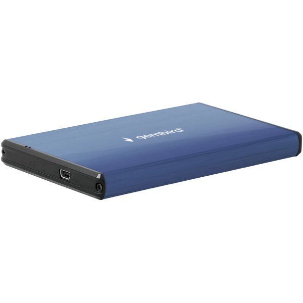 2.5" SATA HDD External Case miniUSB3.0, Aluminum Deep Blue, Gembird "EE2-U3S-3-DB" 143885 фото