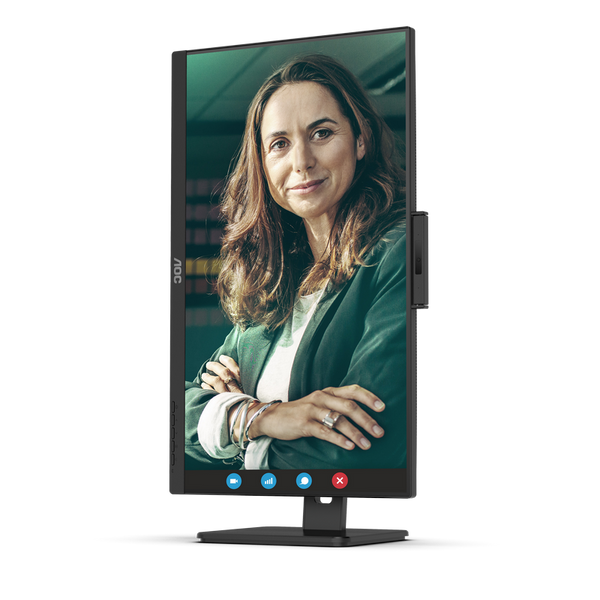 23.8" AOC 24P3QW, Black,IPS,1920x1080,75Hz,AdaptiveSync,5ms,250cd,D-Sub+HDMI+DP+USB,WebCAM,Spkrs,Piv 233814 фото