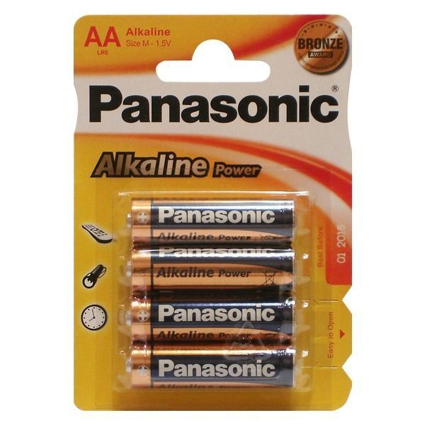 Panasonic "ALKALINE Power" AA Blister* 4, Alkaline, LR6REB/4BPR 69861 фото