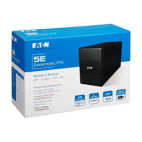 UPS Eaton 5E650iUSB 650VA/360W Line Interactive, AVR, RJ11/RJ45, USB, 4*IEC-320-C13 204777 фото
