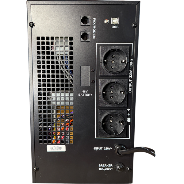 UPS Ultra Power 3000VA/2100W, Sine wave output, 3 Shuko, LCD Display 80513 фото