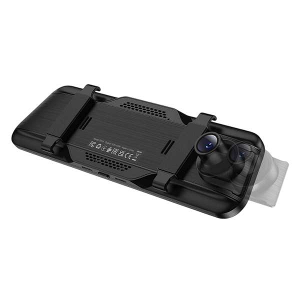Cameră auto DVR Hoco DV16 9.66-inch streaming media driving recorder(dual-channel with rear camera), Black 245727 Imagini