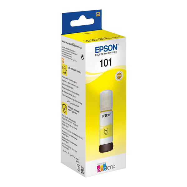 Ink Epson C13T03V44A, 101 EcoTank Yellow bottle 70ml 85509 Imagini