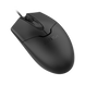 Mouse A4Tech OP-550S, 1200 dpi, 3 buttons, 104g, Optical, USB, 1.5m, With Silent Button, Black 267019 фото 2