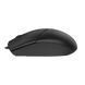 Mouse A4Tech OP-550S, 1200 dpi, 3 buttons, 104g, Optical, USB, 1.5m, With Silent Button, Black 267019 фото 1