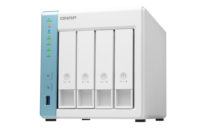 QNAP "TS-431K", 4-bay, AnnapurnaLabs 4-core 1.7GHz, 1Gb DDR3, 2x1GbE 137898 фото