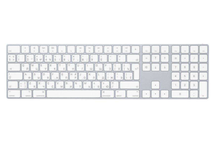 Apple Magic Keyboard with Numeric Keypad, Russian (MQ052RS/A) 87192 фото