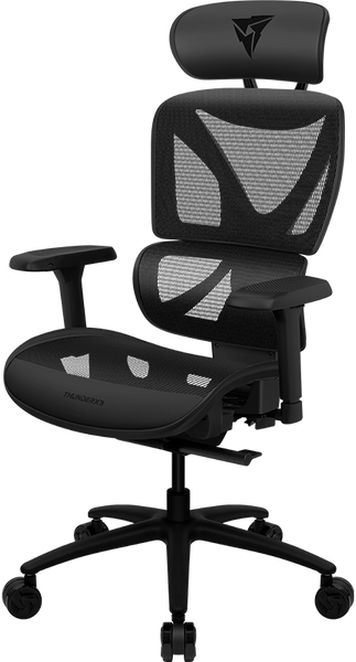 Ergonomic Gaming Chair ThunderX3 XTC Mesh Black, User max load up to 125kg / height 165-185cm 209206 фото