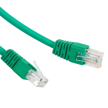 0.5m, Patch Cord Green, PP12-0.5M/G, Cat.5E, Cablexpert, molded strain relief 50u" plugs 25366 фото