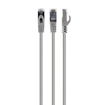 Cat.6A SFTP 0.25m, Grey, Copper, PP6A-LSZHCU-0.25M, Cablexpert, Low Smoke Zero Halogen (LSZH) 219047 Imagini