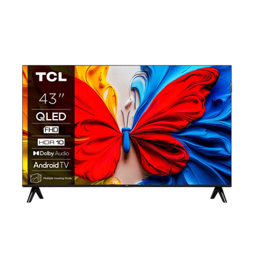 43" LED SMART TV TCL 43V5C, QLED, Full HD, Google TV, Black 246136 Imagini