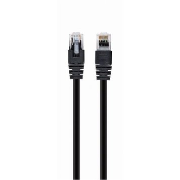 Patch Cord Cat.6U 0.5m, Black, PP6U-0.5M/B, Cablexpert, Stranded Unshielded 131487 фото