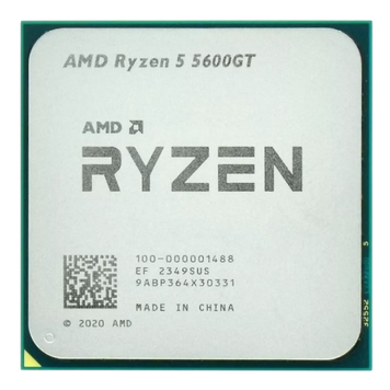 APU AMD Ryzen 5 5600GT (3.6-4.6GHz, 6C/12T, L3 16MB, 7nm, Radeon Graphics(7C), 65W), AM4, Tray 229641 фото