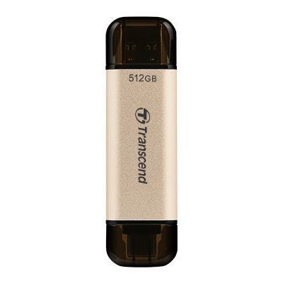 512GB USB3.1/Type-C Flash Drive Transcend "JetFlash 930C", Gold, Classic Cap, OTG (R/W:420/400MB/s) 138836 фото