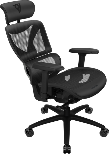 Ergonomic Gaming Chair ThunderX3 XTC Mesh Black, User max load up to 125kg / height 165-185cm 209206 фото