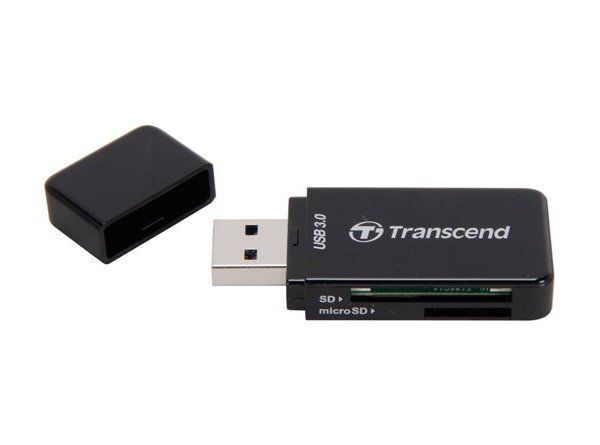 Card Reader Transcend "TS-RDF5K" Black, USB3.1 (SDHC/SDXC/microSDHC/SDXC) 54658 фото