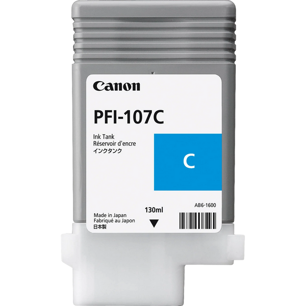 Ink Cartridge Canon PFI-107C, cyan 84743 фото