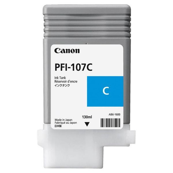 Ink Cartridge Canon PFI-107C, cyan 84743 фото