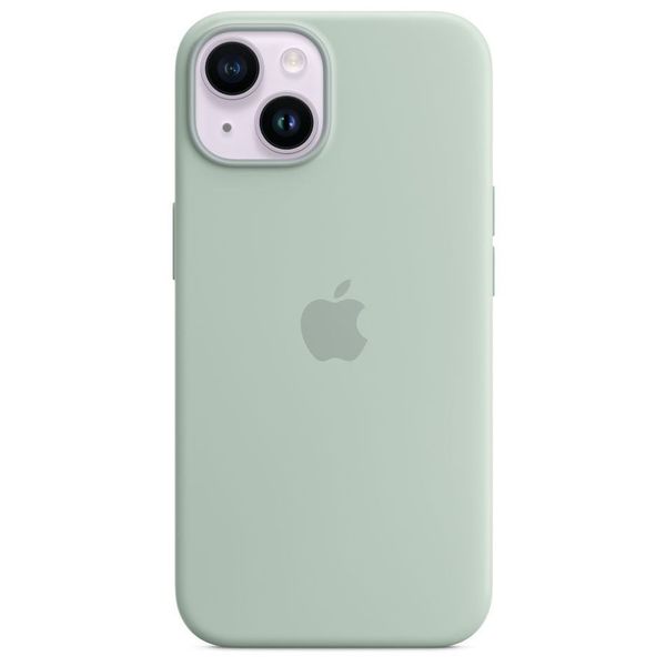 Original iPhone 14 Plus Silicone Case with MagSafe - Succulent, Model A2911 202781 фото