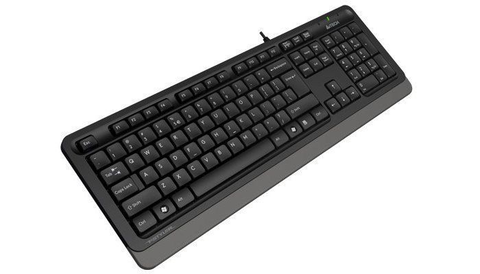Keyboard A4Tech FK10, Multimedia Hot Keys, Laser Inscribed Keys , Splash Proof, 1.5m, USB, EN/RU/RO, 112648 фото