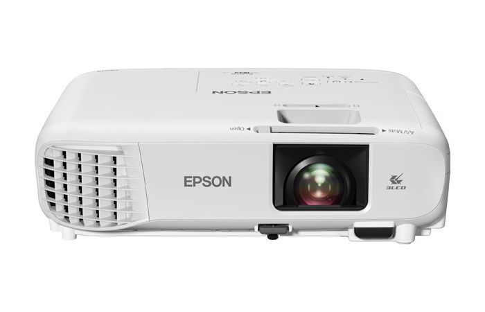 Projector Epson EB-W49; LCD, WXGA, 3800Lum, 16000:1, 1.2x Zoom, LAN, USB-Display, 5W, White 127480 фото