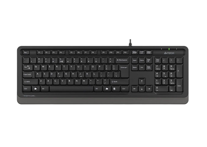 Keyboard A4Tech FK10, Multimedia Hot Keys, Laser Inscribed Keys , Splash Proof, 1.5m, USB, EN/RU/RO, 112648 фото