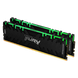 64GB DDR4-3600MHz Kingston FURY Renegade RGB (Kit of 2x32GB) (KF436C18RB2AK2/64), CL18, 1.35V, Blk 212518 фото 1