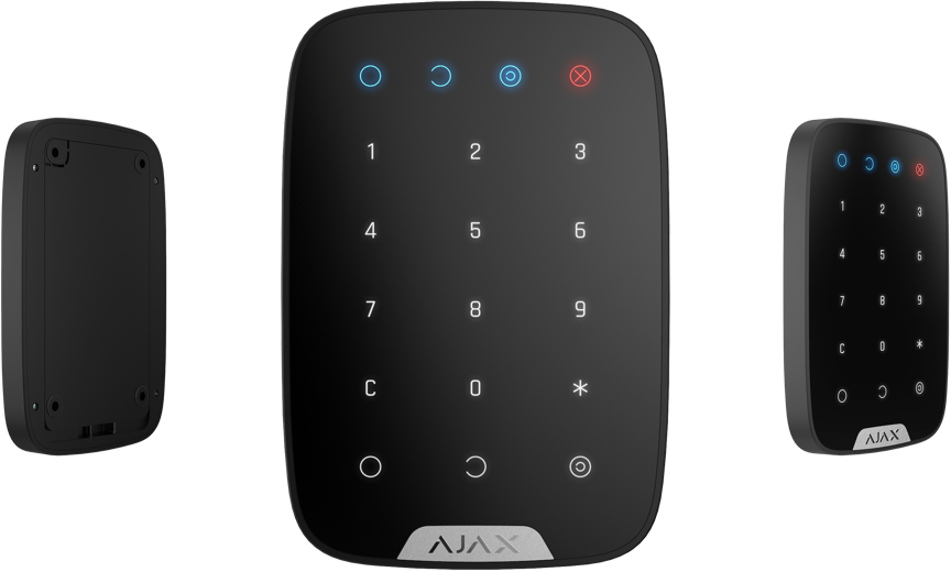 Ajax Wireless Security Touch Keypad "KeyPad", Black 143010 фото