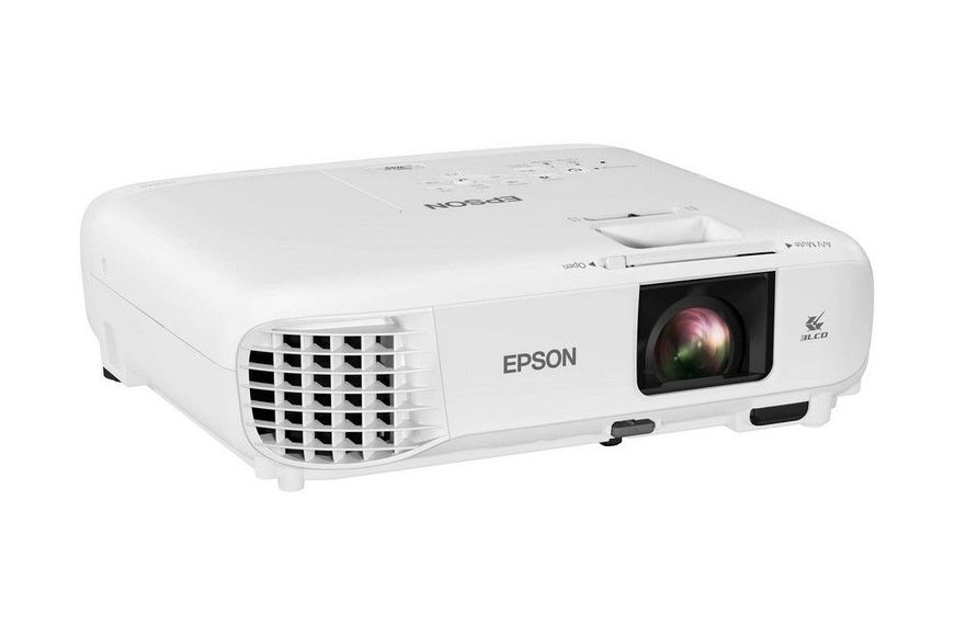 Projector Epson EB-W49; LCD, WXGA, 3800Lum, 16000:1, 1.2x Zoom, LAN, USB-Display, 5W, White 127480 фото