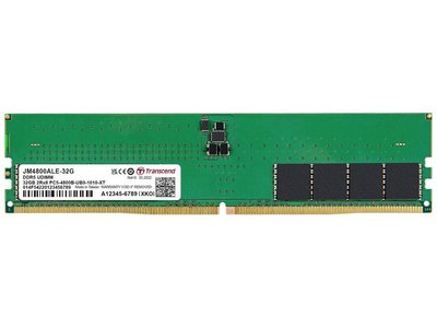 32GB DDR5-4800MHz Transcend JetRam, PC5-38400U, 2Rx8, CL40, 1.1V, on-die ECC 201427 фото