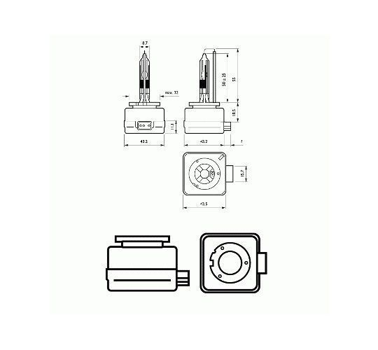XENON D1R PHILIPS STANDARD 35W XENSTART &ndash; 85409C1 85409C1 Imagini