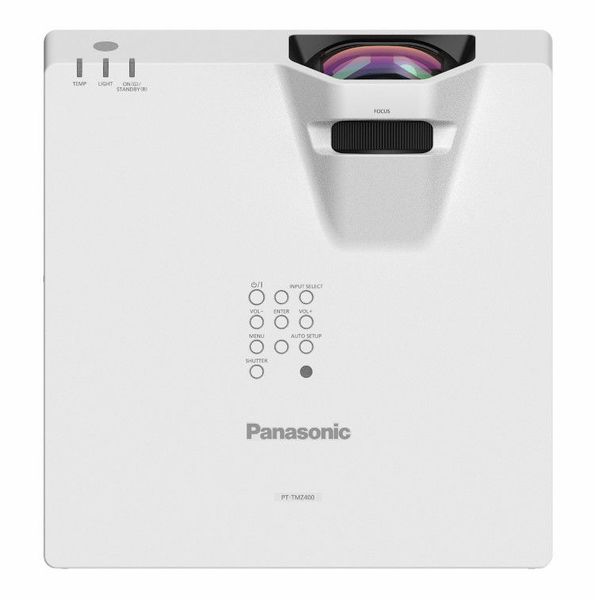 Projector Panasonic PT-TMZ400; ShortThrow, LCD, WUXGA, Laser 4000Lum, 3000000:1, LAN, 10 W, White 201246 фото