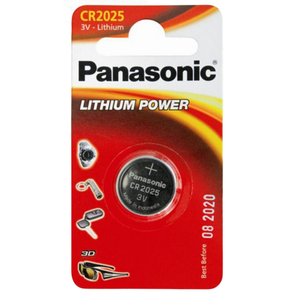 CR2025, Blister*1, Panasonic, CR-2025EL/1B 78621 фото