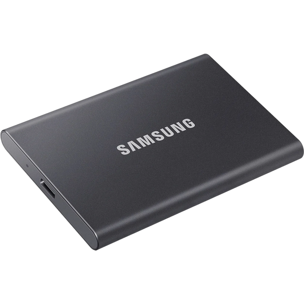 2.0TB Samsung Portable SSD T7 Grey, USB-C 3.1 (85x57x8mm, 58g, R/W:1050/1000MB/s) 116663 Imagini