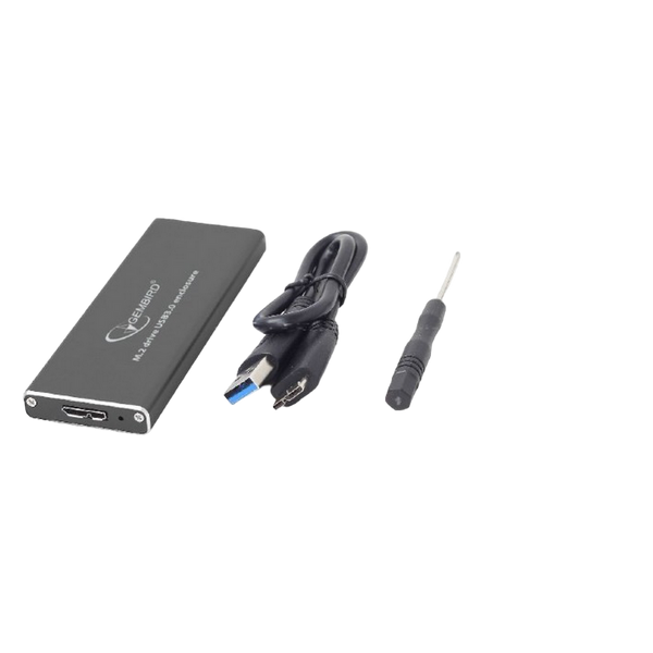 ..M.2 NVMe SSD Enclosure Cablexpert "EE2280-U3C-03" USB3.1 Type-C, Durable Aluminum 147339 фото
