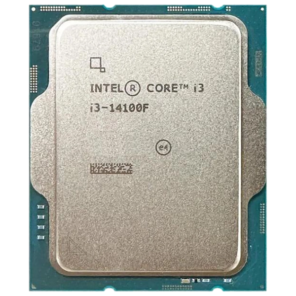 Процессор Intel Core i3-14100F 3.5-4.7GHz (4P+0E/8T,12MB,S1700, 10nm, No Integ. UHD Graphics, 60W) Tray 213765 фото