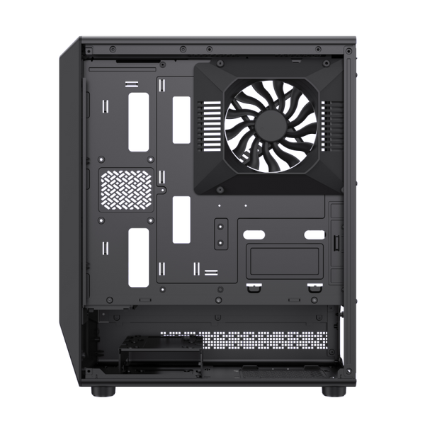 Case ATX GAMEMAX Vista COC AB, w/o PSU, 0.6mm, 5x120mm ARGB, ARGB Strip, Front&Side TGl, 1xUSB-C, 1x 224520 Imagini