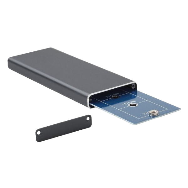 ..M.2 NVMe SSD Enclosure Cablexpert "EE2280-U3C-03" USB3.1 Type-C, Durable Aluminum 147339 фото