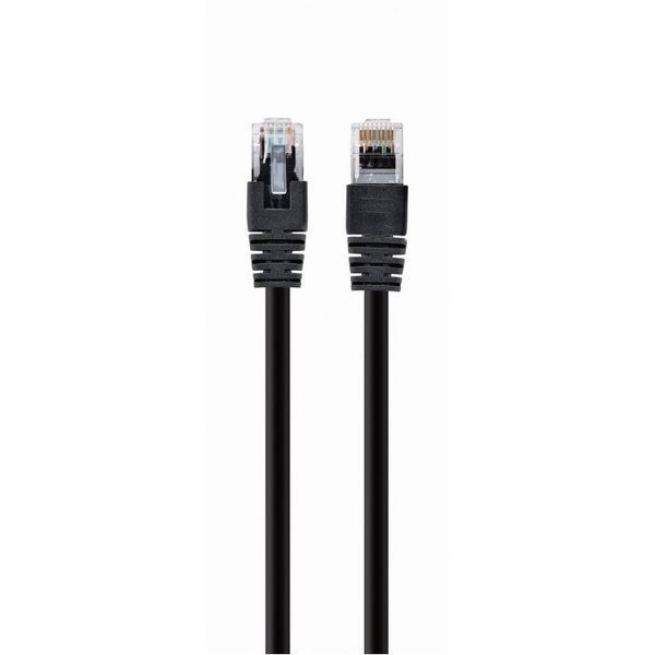 Patch Cord Cat.6U 0.5m, Black, PP6U-0.5M/B, Cablexpert, Stranded Unshielded 131487 Imagini