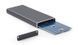 ..M.2 NVMe SSD Enclosure Cablexpert "EE2280-U3C-03" USB3.1 Type-C, Durable Aluminum 147339 фото 4