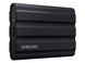 4.0TB Samsung Portable SSD T7 Shield Black, USB-C 3.1 (88x59x13mm, 98g,R/W:1050/1000MB/s, IP65) 201327 фото 1