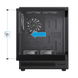 Case ATX GAMEMAX Vista COC AB, w/o PSU, 0.6mm, 5x120mm ARGB, ARGB Strip, Front&Side TGl, 1xUSB-C, 1x 224520 Imagini 17