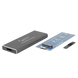 ..M.2 NVMe SSD Enclosure Cablexpert "EE2280-U3C-03" USB3.1 Type-C, Durable Aluminum 147339 фото 6