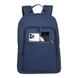 Backpack Rivacase 7561, for Laptop 15,6" & City bags, Dark Blue 201017 фото 5