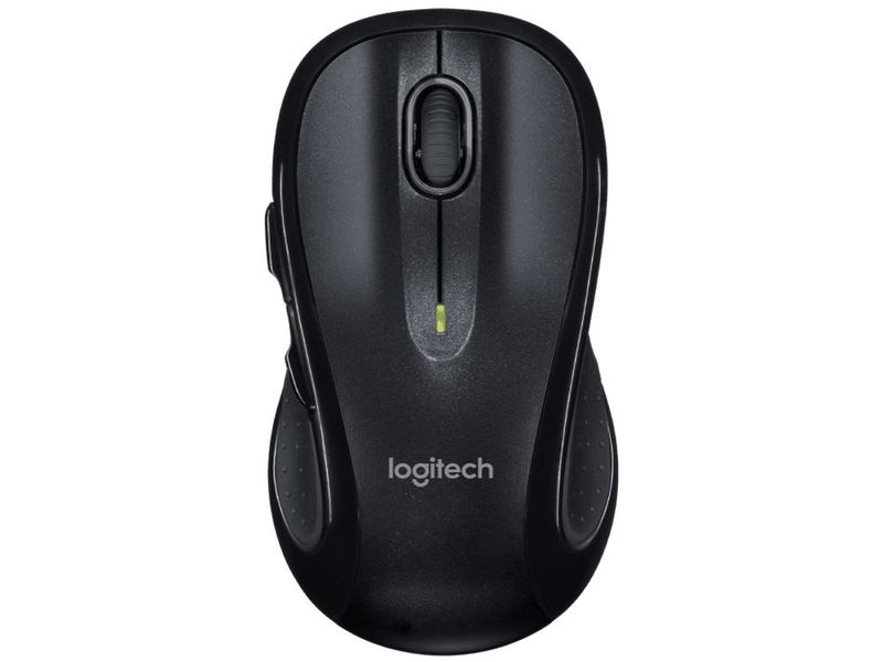 Wireless Mouse Logitech M510, Optical, 1000 dpi, 7 buttons, Ambidextrous, Tilt scroll, 2xAA, Black 112517 фото