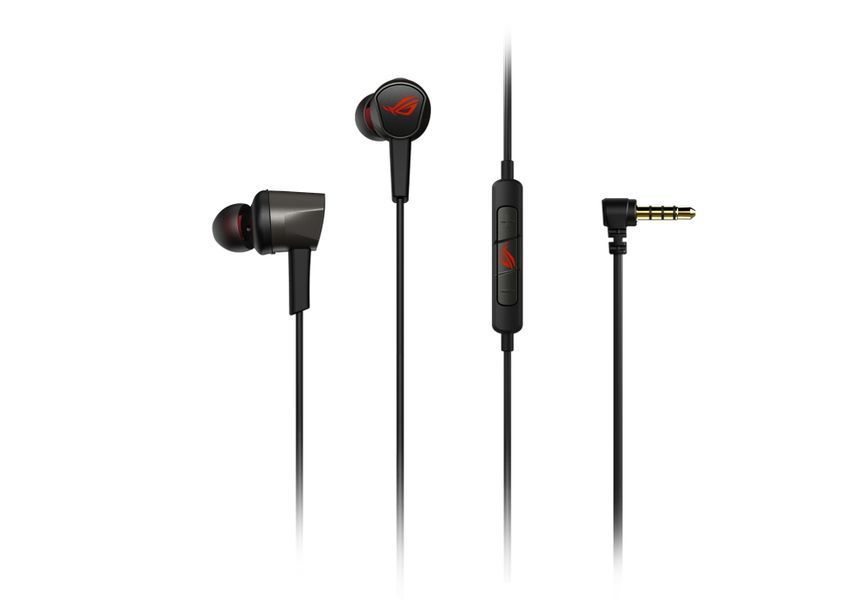 Gaming Earphones Asus ROG Cetra II Core, 9.4mm driver, 32 Ohm, 20-40kHz, 18g, Metal housing, In-line 137225 фото