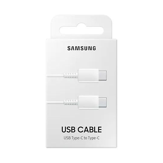 Type-C to Type-C Cable Samsung, 60W, White 136002 фото