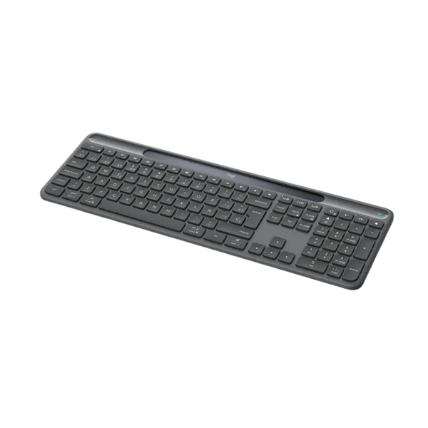 Wireless Keyboard Logitech K980 Signatur Slim (B2B), Ultra thin, Quiet Typing, F-keys, Smart Actions, Flow, Solar+, 2.4Ghz+BT, EN Graphite 250553 фото